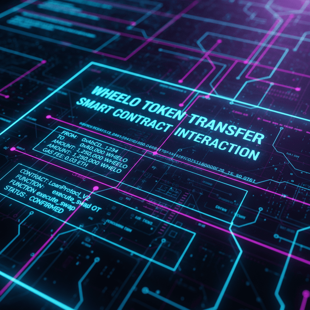 WHEELO blockchain transactions in progress